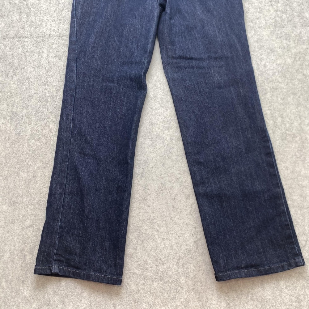 Style&co Womens 10P Jeans (30x27) Petite Blue Dark Wash Straight Leg Denim - Picture 9 of 13